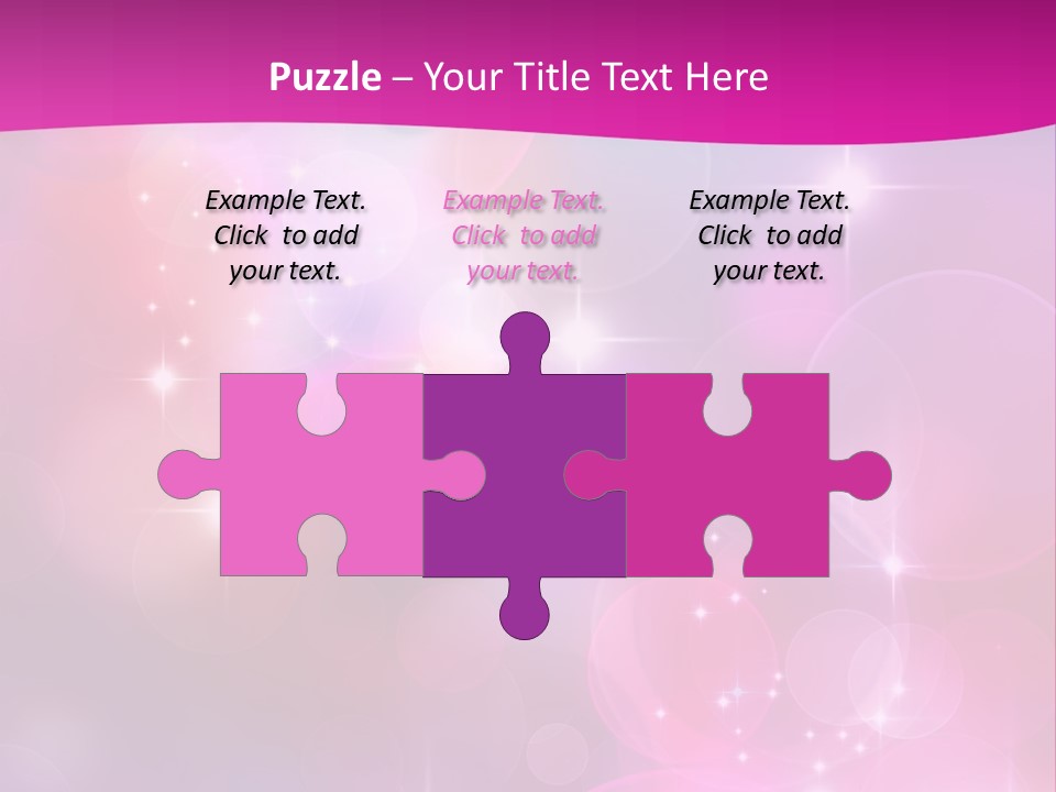 Abstract Sparkle Illustration PowerPoint Template