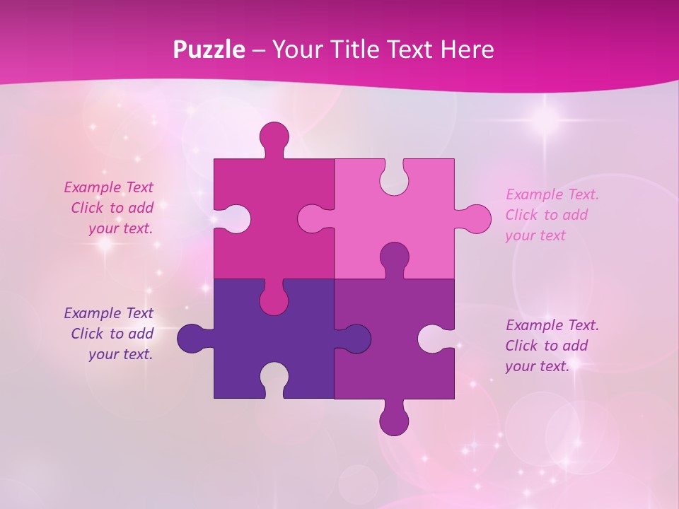 Abstract Sparkle Illustration PowerPoint Template