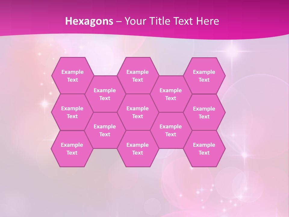 Abstract Sparkle Illustration PowerPoint Template