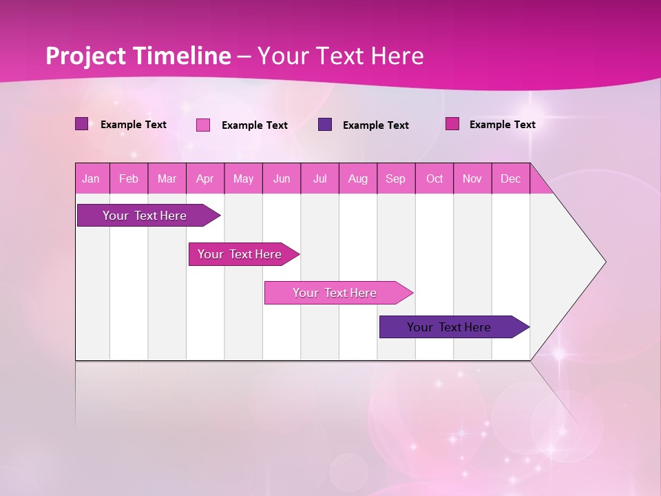 Abstract Sparkle Illustration PowerPoint Template