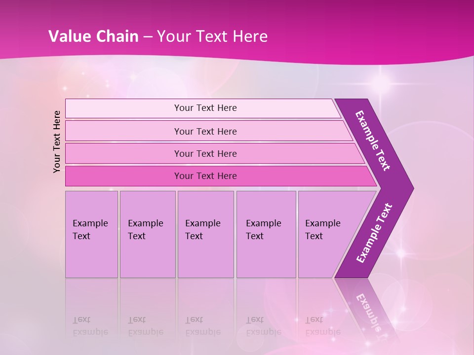 Abstract Sparkle Illustration PowerPoint Template