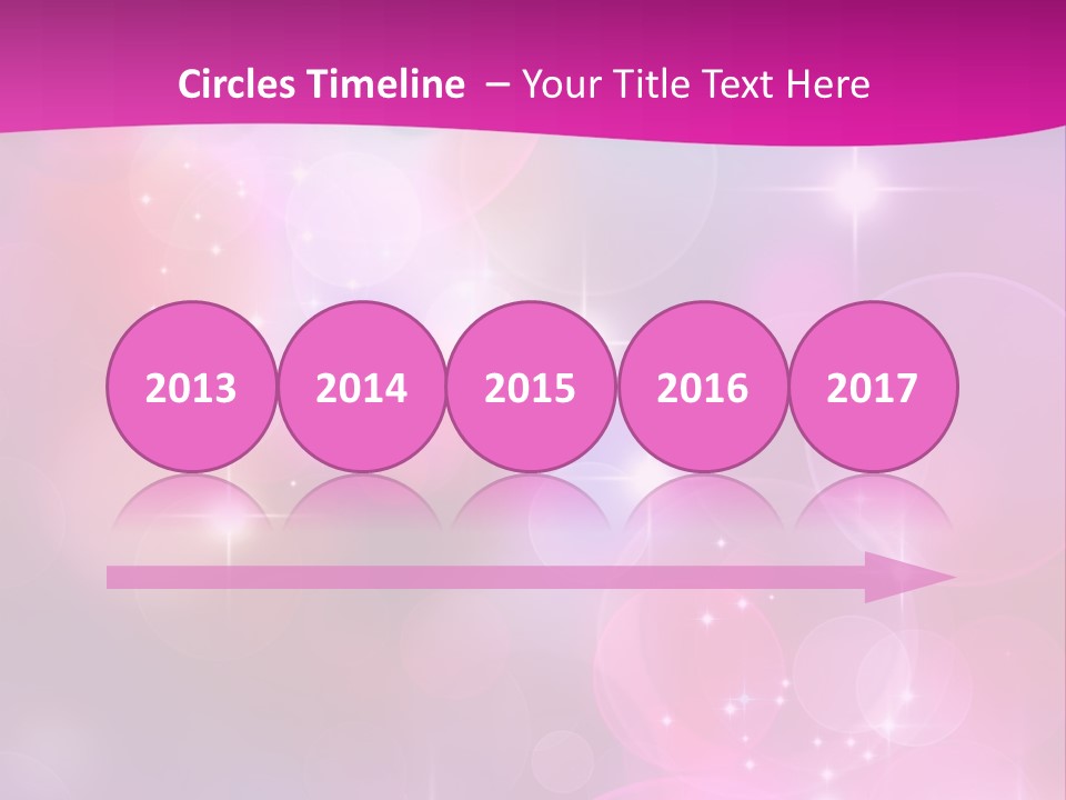 Abstract Sparkle Illustration PowerPoint Template