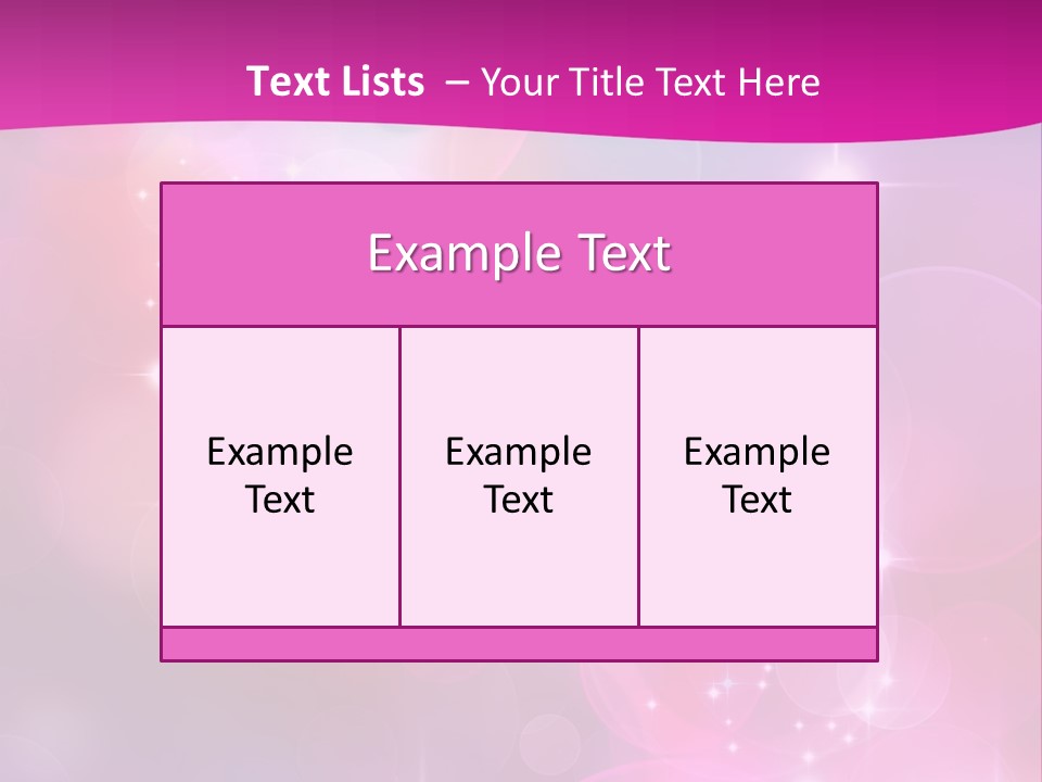 Abstract Sparkle Illustration PowerPoint Template
