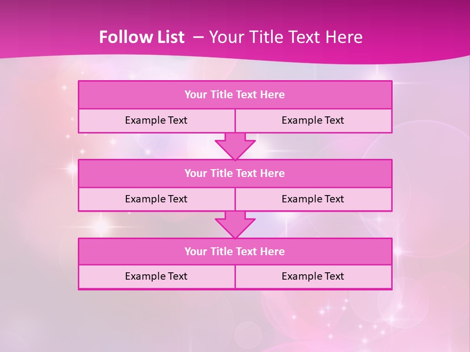 Abstract Sparkle Illustration PowerPoint Template