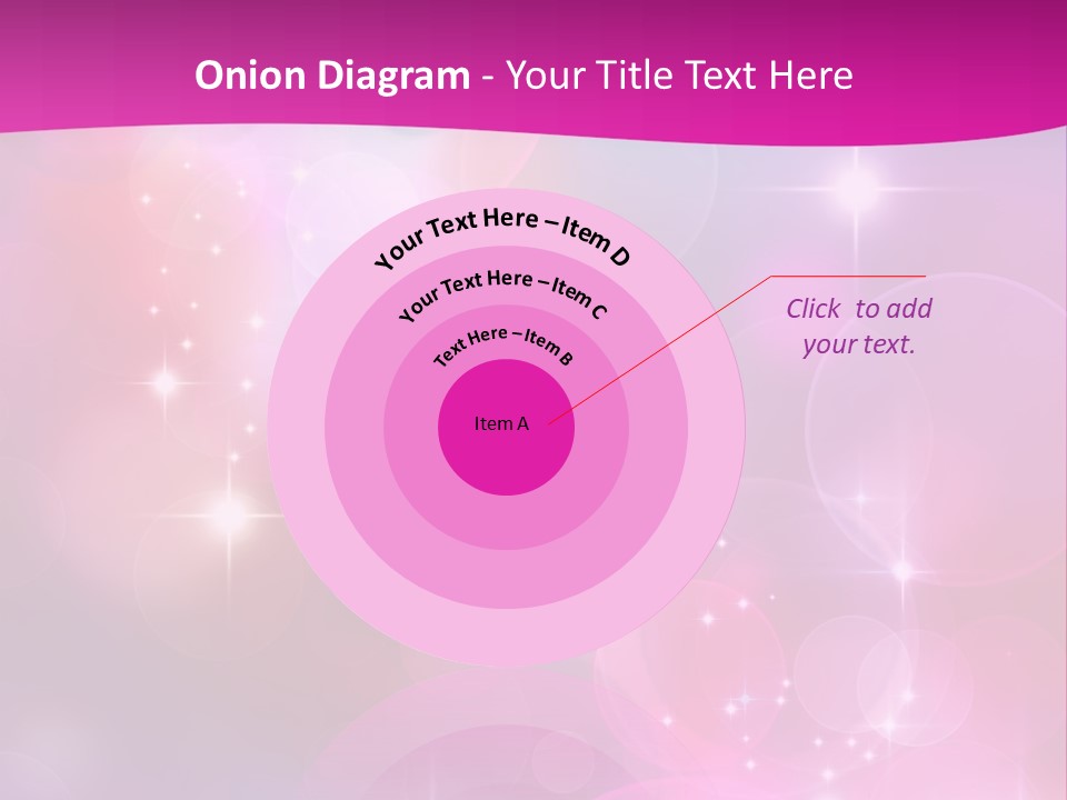 Abstract Sparkle Illustration PowerPoint Template