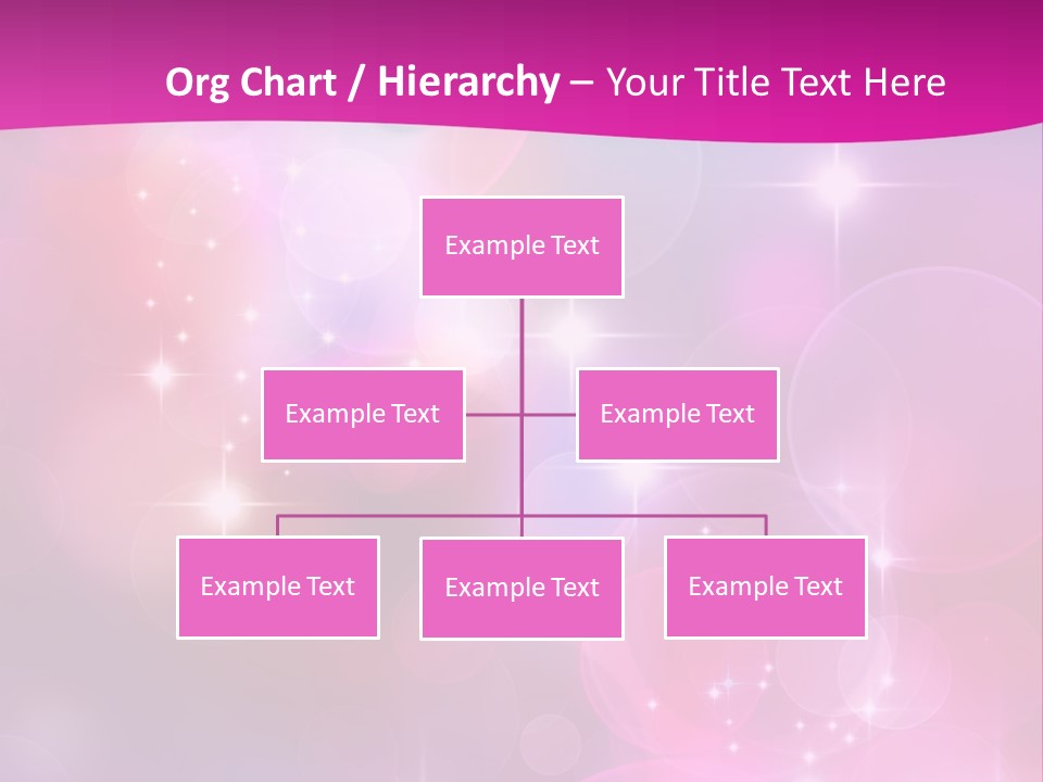 Abstract Sparkle Illustration PowerPoint Template