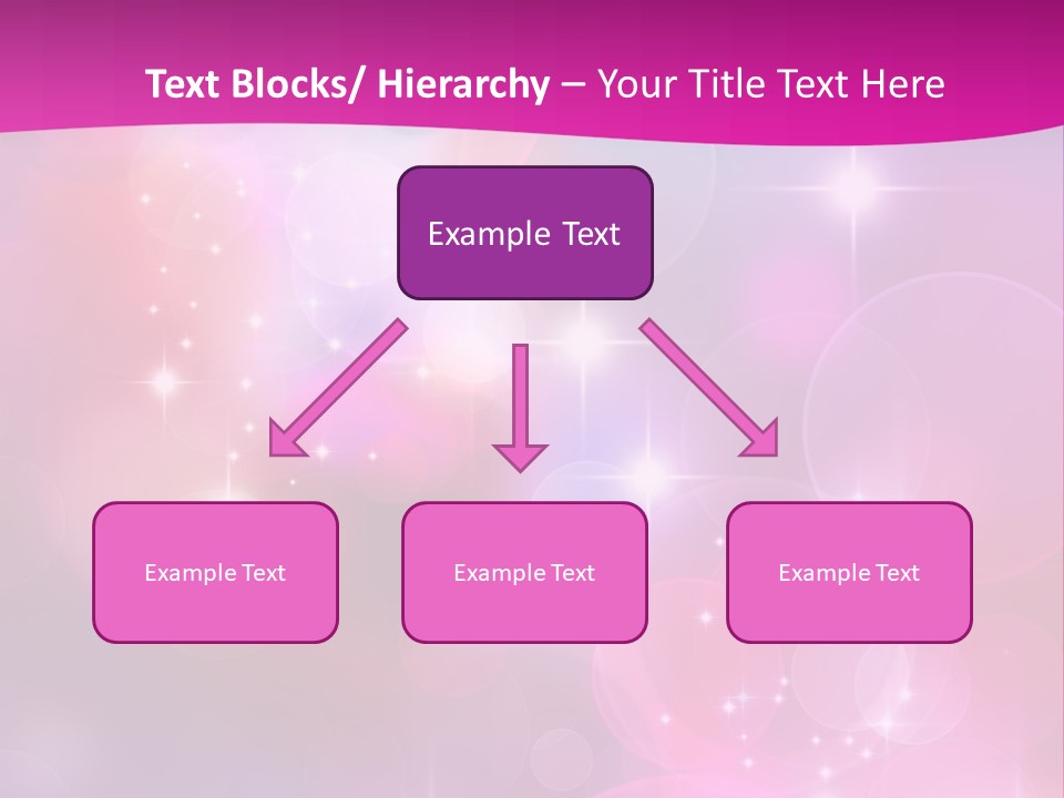 Abstract Sparkle Illustration PowerPoint Template