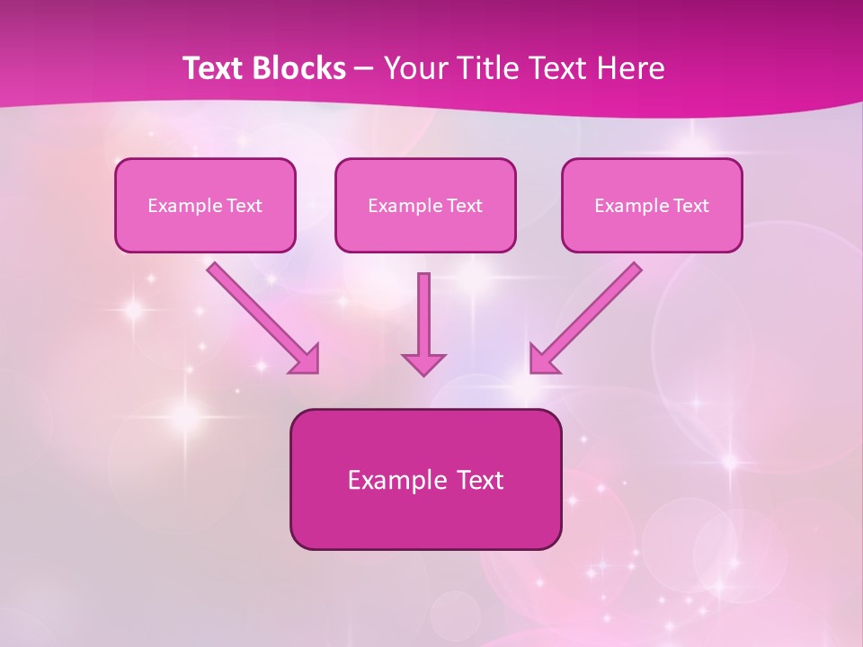 Abstract Sparkle Illustration PowerPoint Template