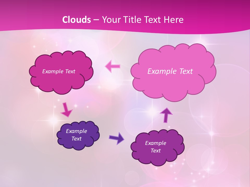 Abstract Sparkle Illustration PowerPoint Template