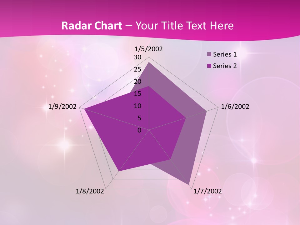 Abstract Sparkle Illustration PowerPoint Template