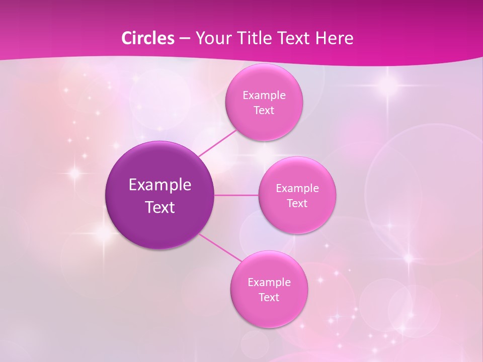 Abstract Sparkle Illustration PowerPoint Template