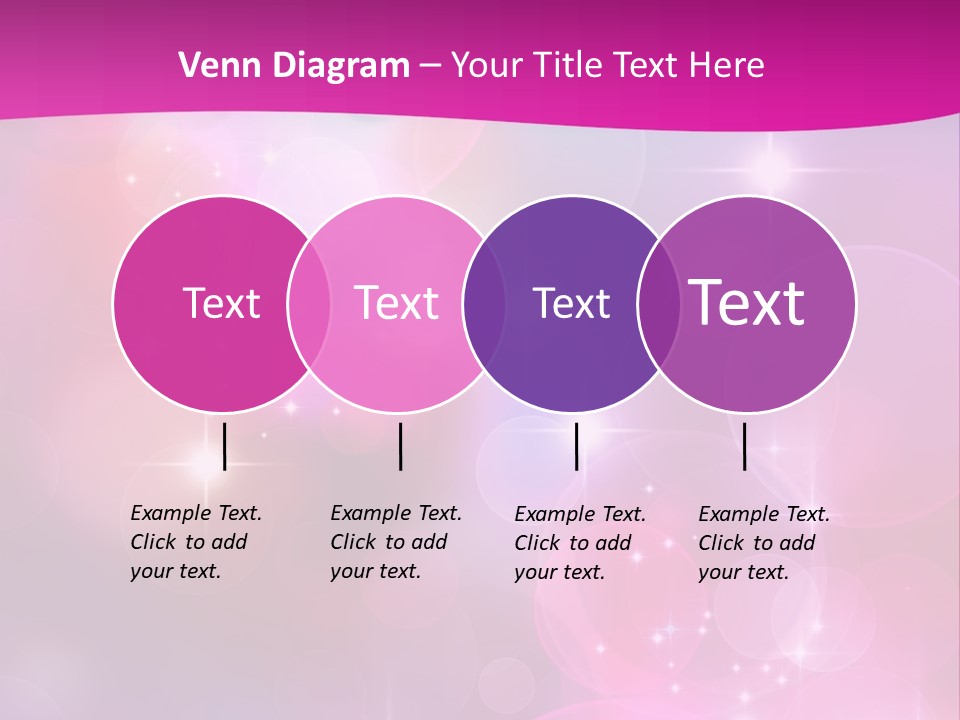 Abstract Sparkle Illustration PowerPoint Template
