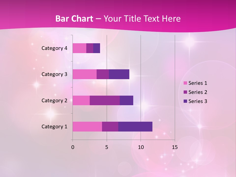Abstract Sparkle Illustration PowerPoint Template