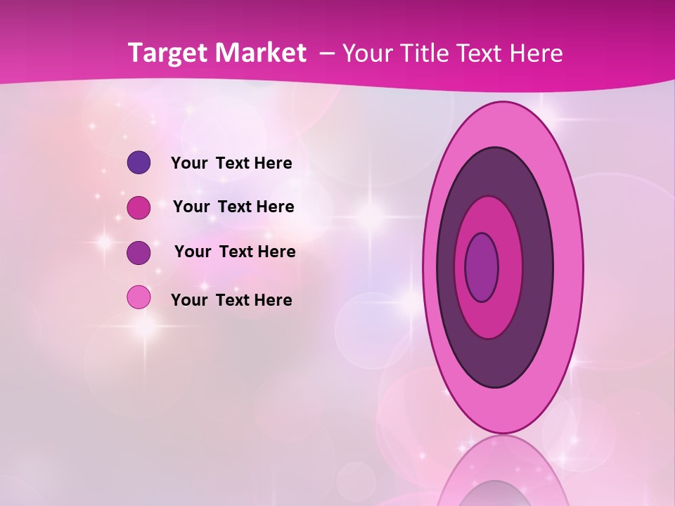 Abstract Sparkle Illustration PowerPoint Template