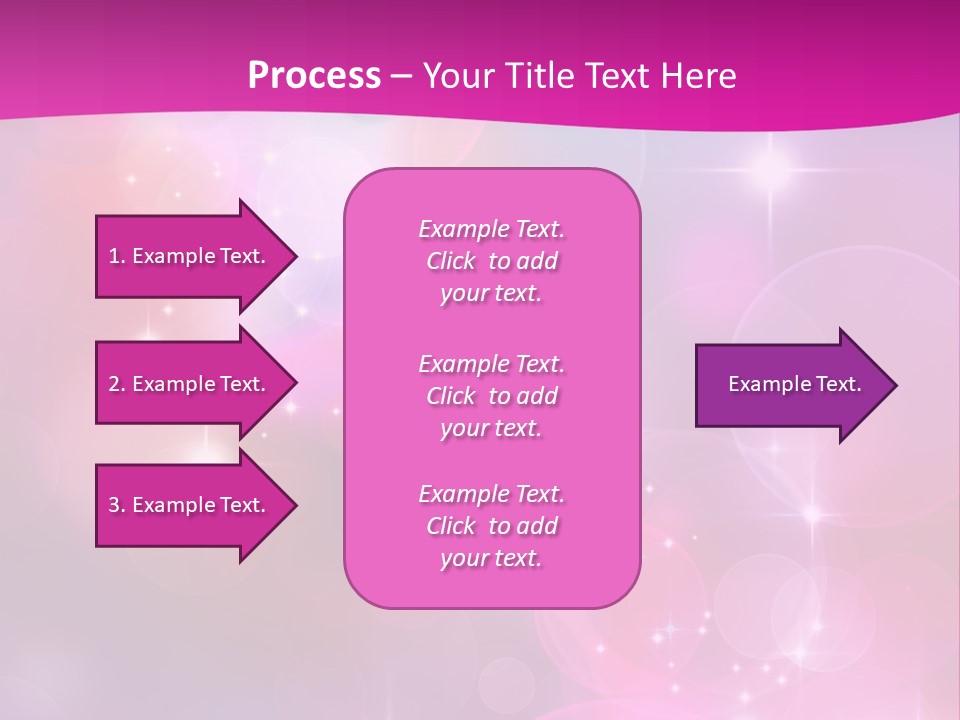 Abstract Sparkle Illustration PowerPoint Template