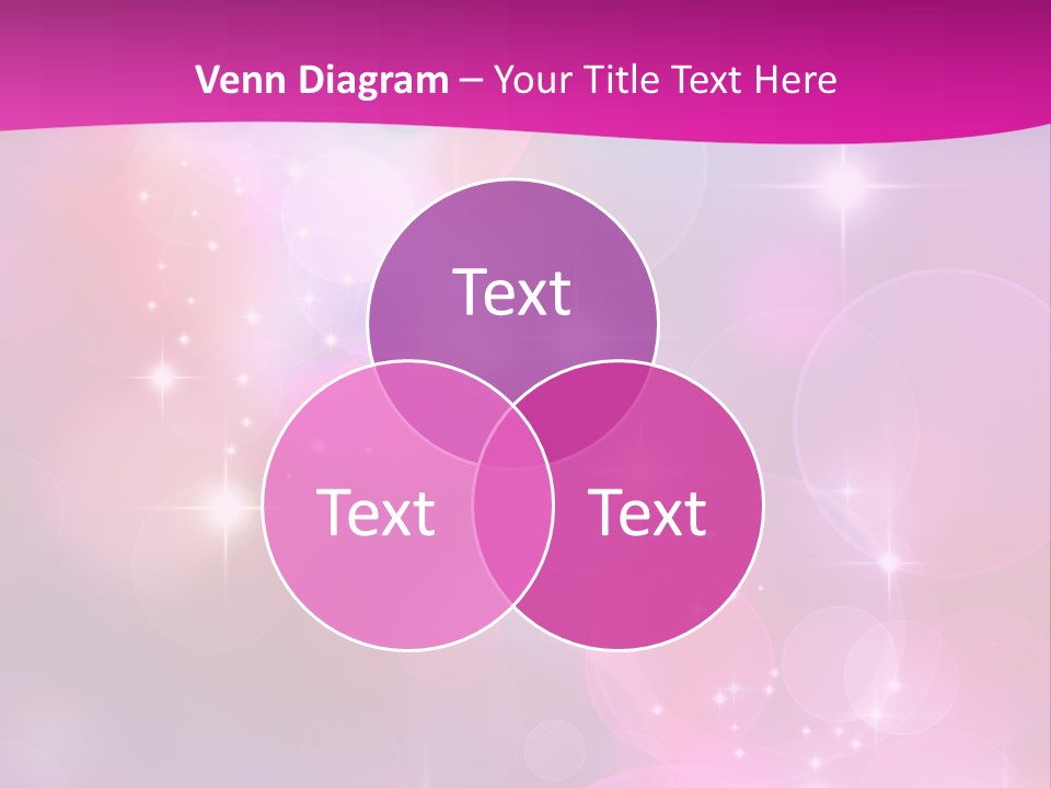 Abstract Sparkle Illustration PowerPoint Template