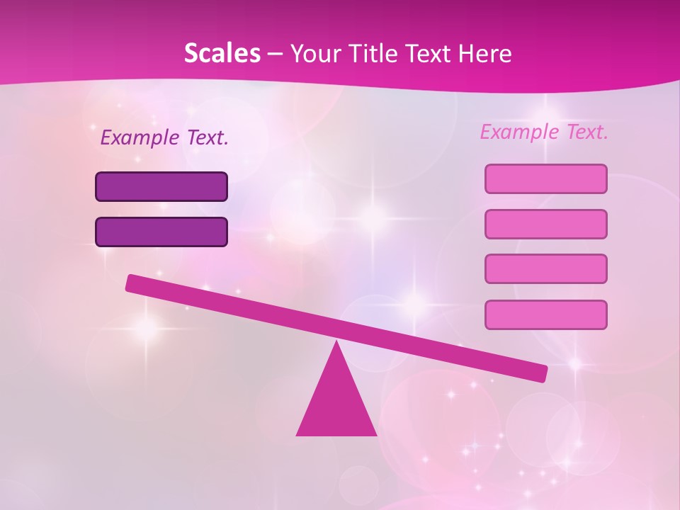 Abstract Sparkle Illustration PowerPoint Template