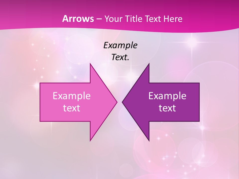 Abstract Sparkle Illustration PowerPoint Template