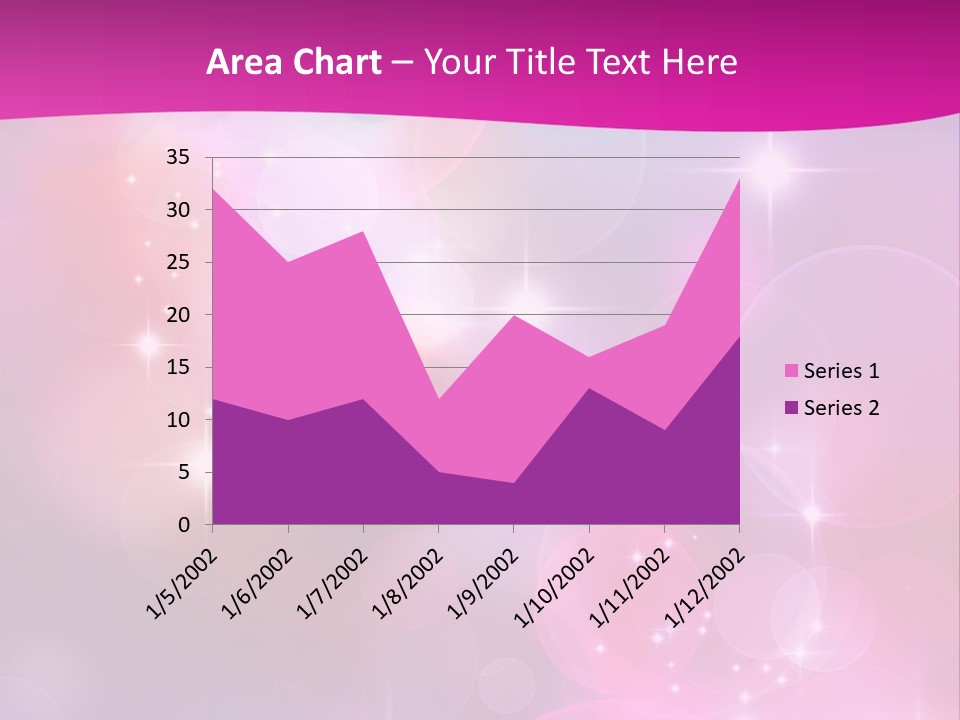 Abstract Sparkle Illustration PowerPoint Template