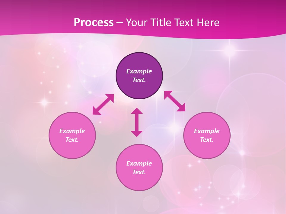 Abstract Sparkle Illustration PowerPoint Template