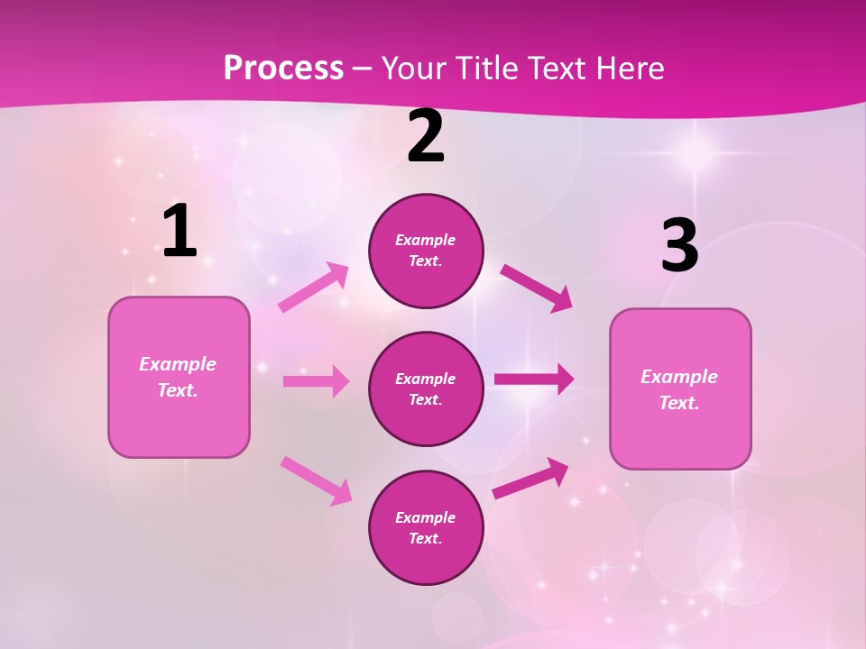 Abstract Sparkle Illustration PowerPoint Template