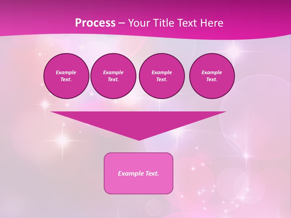Abstract Sparkle Illustration PowerPoint Template
