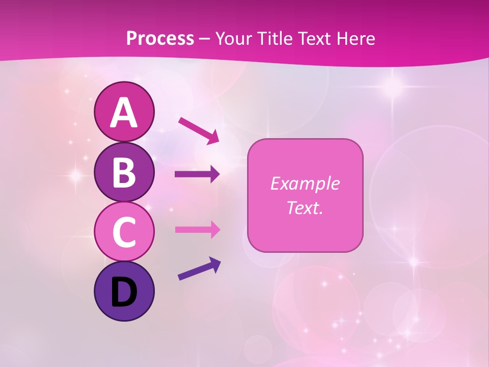 Abstract Sparkle Illustration PowerPoint Template