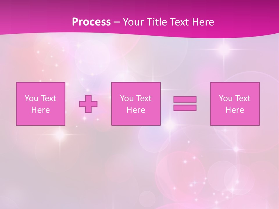 Abstract Sparkle Illustration PowerPoint Template