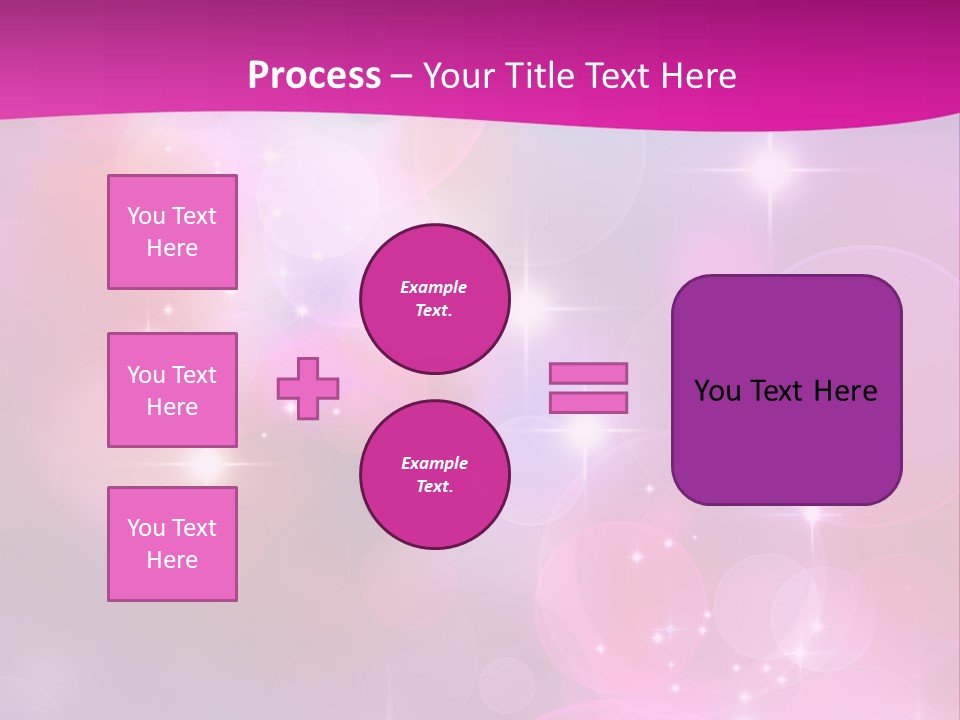 Abstract Sparkle Illustration PowerPoint Template