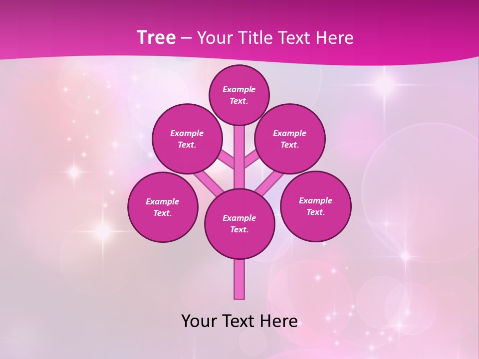 Abstract Sparkle Illustration PowerPoint Template