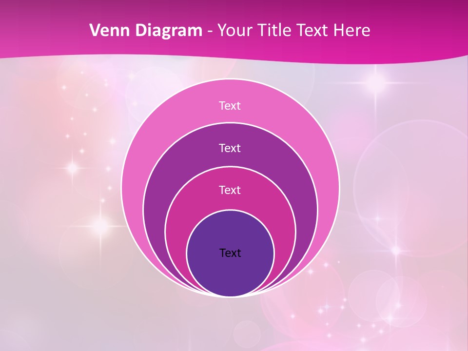 Abstract Sparkle Illustration PowerPoint Template