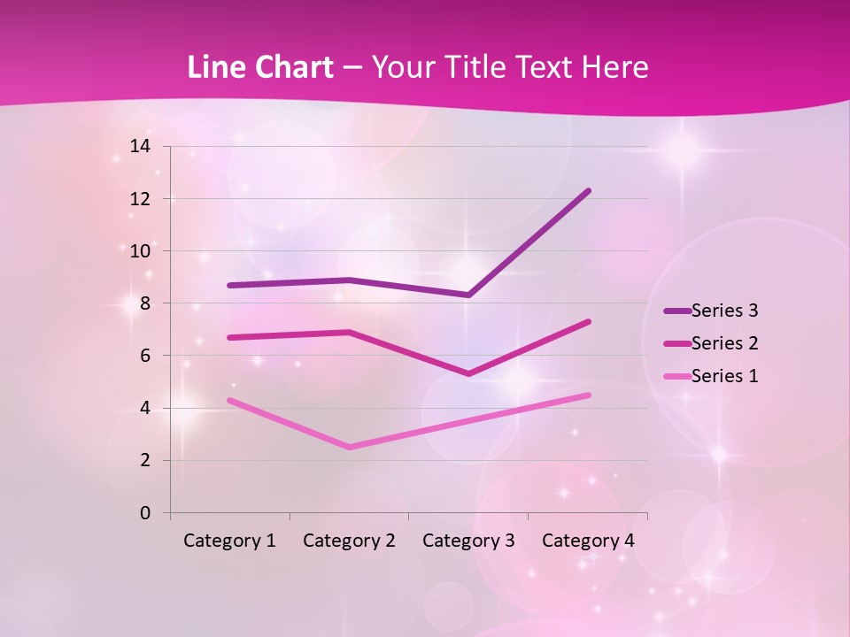 Abstract Sparkle Illustration PowerPoint Template