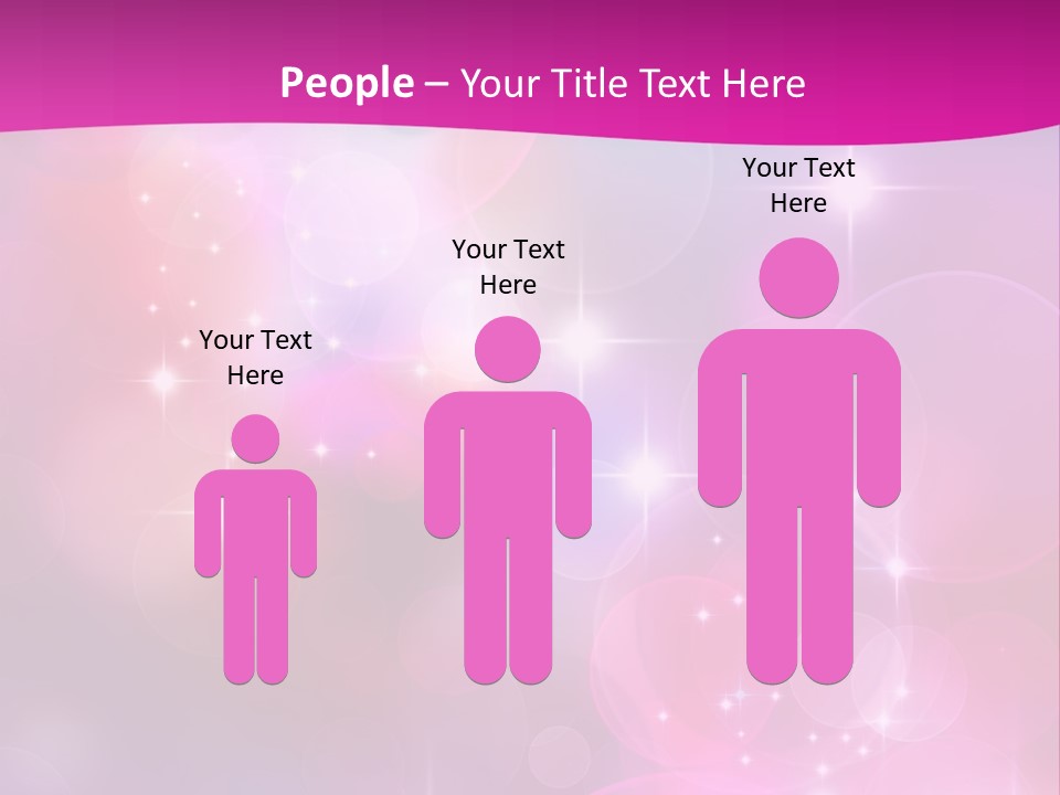 Abstract Sparkle Illustration PowerPoint Template