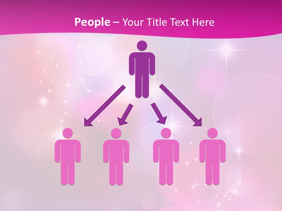 Abstract Sparkle Illustration PowerPoint Template