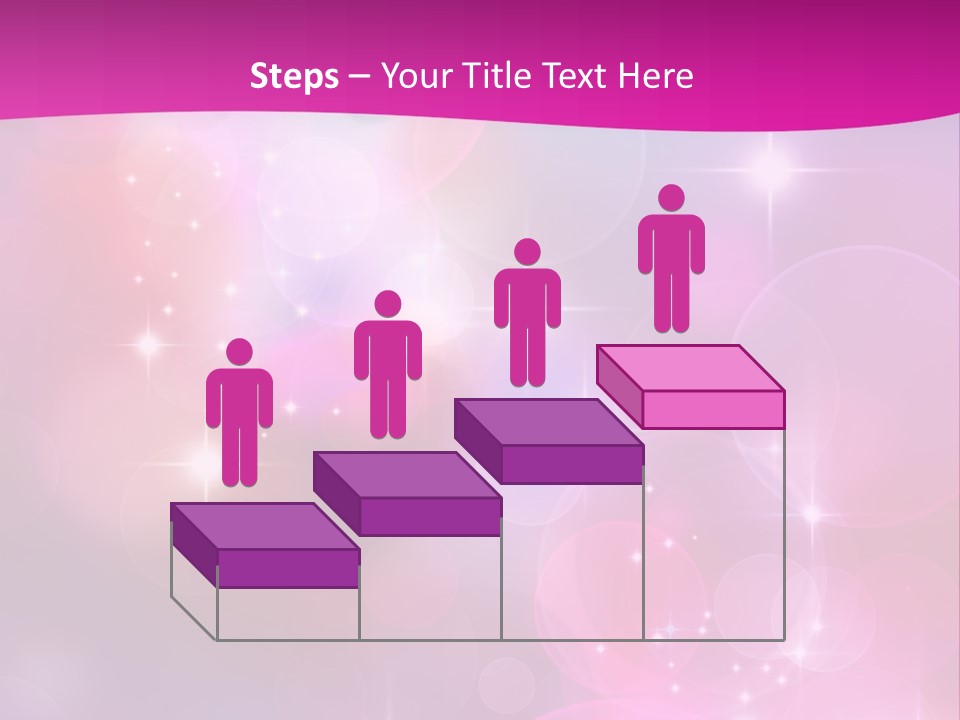 Abstract Sparkle Illustration PowerPoint Template