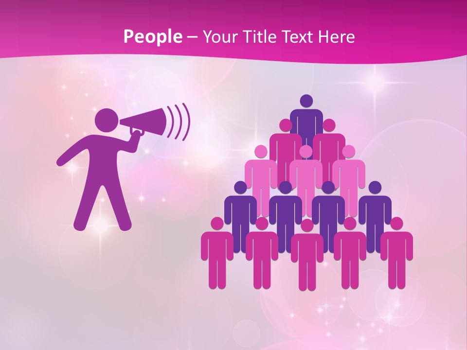 Abstract Sparkle Illustration PowerPoint Template