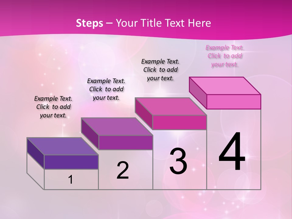 Abstract Sparkle Illustration PowerPoint Template