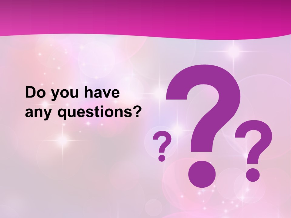 Abstract Sparkle Illustration PowerPoint Template