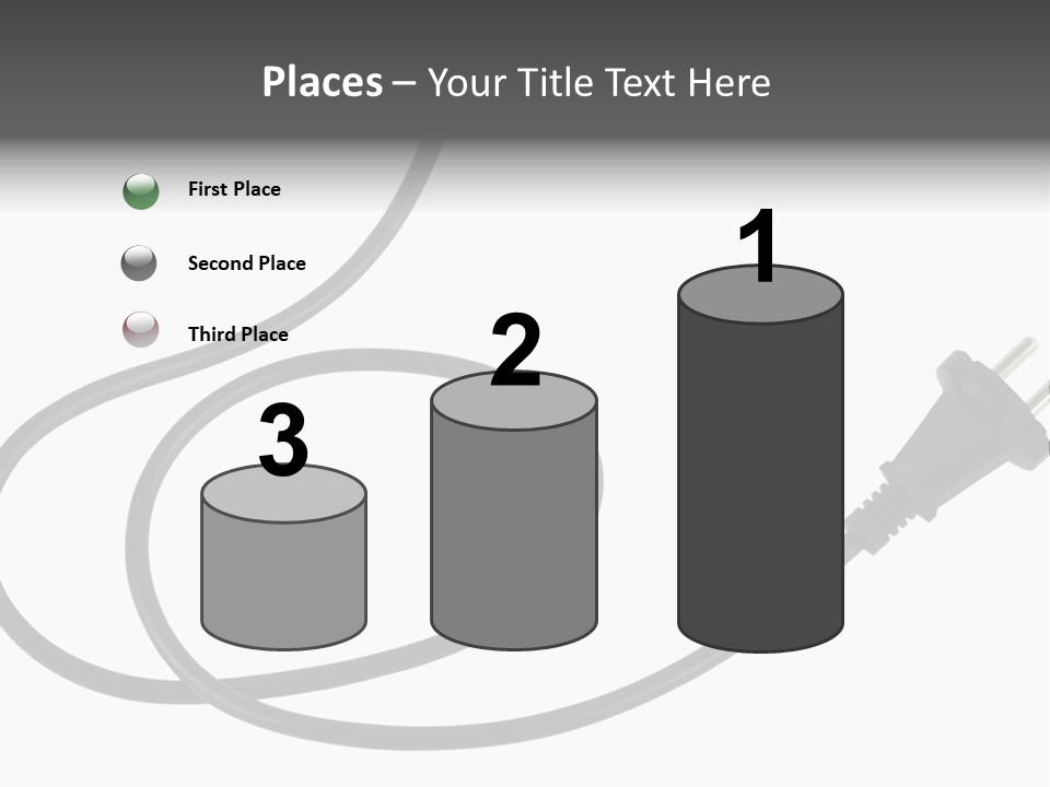 Line Supply Background PowerPoint Template