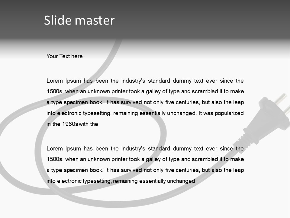 Line Supply Background PowerPoint Template