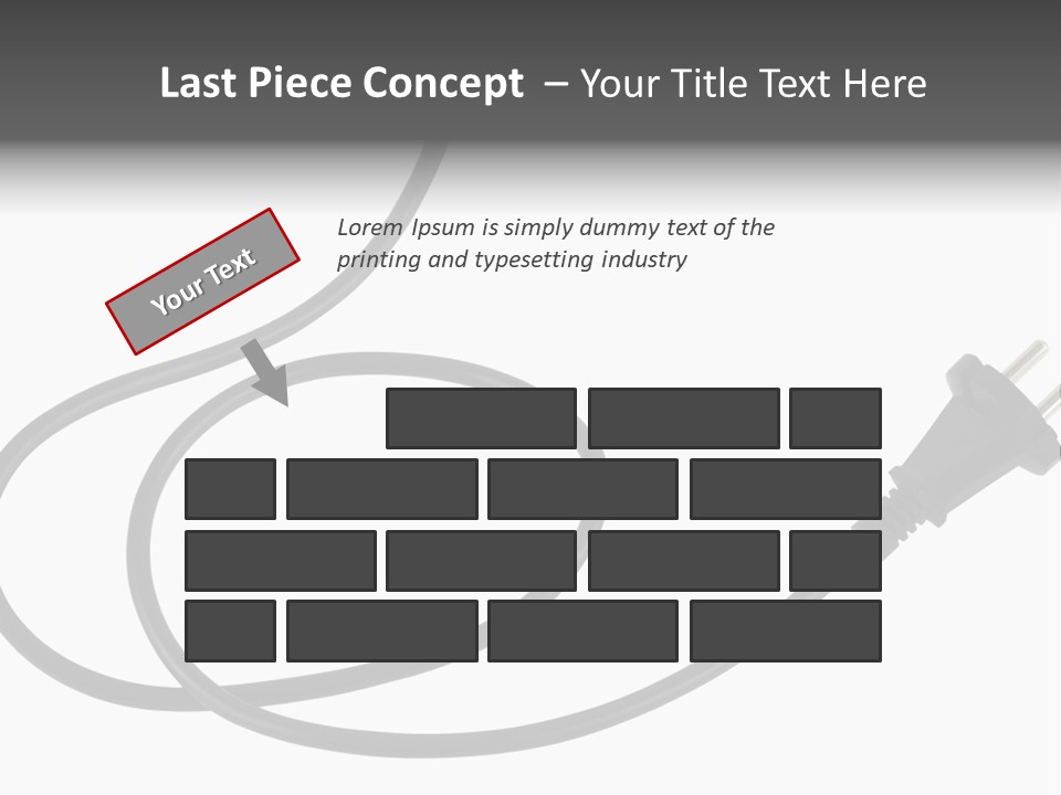 Line Supply Background PowerPoint Template