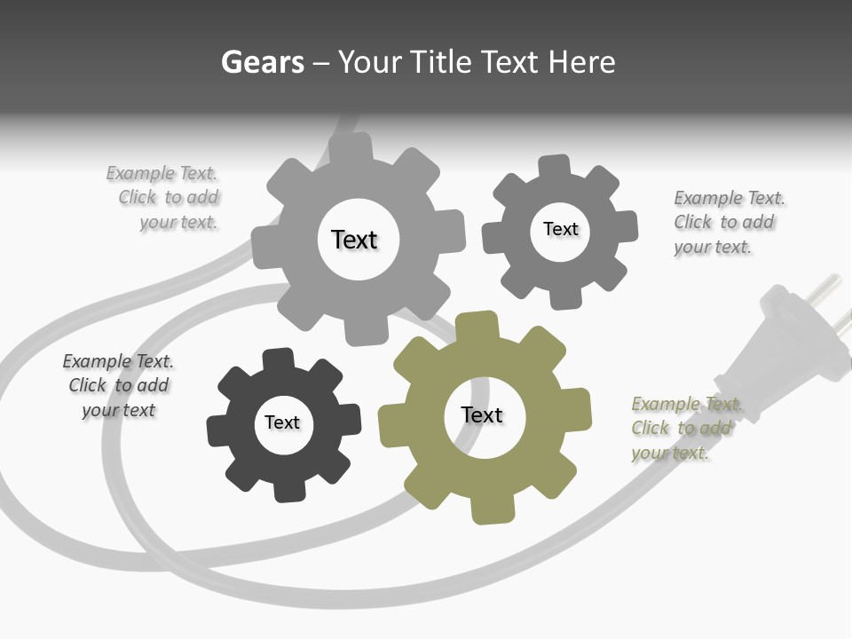Line Supply Background PowerPoint Template