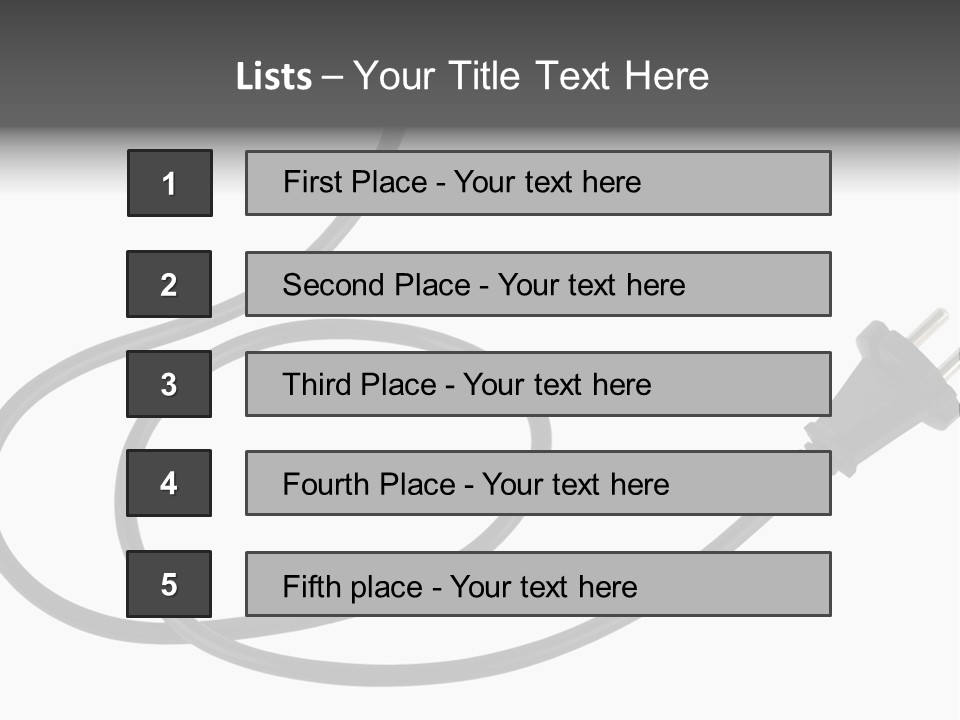 Line Supply Background PowerPoint Template