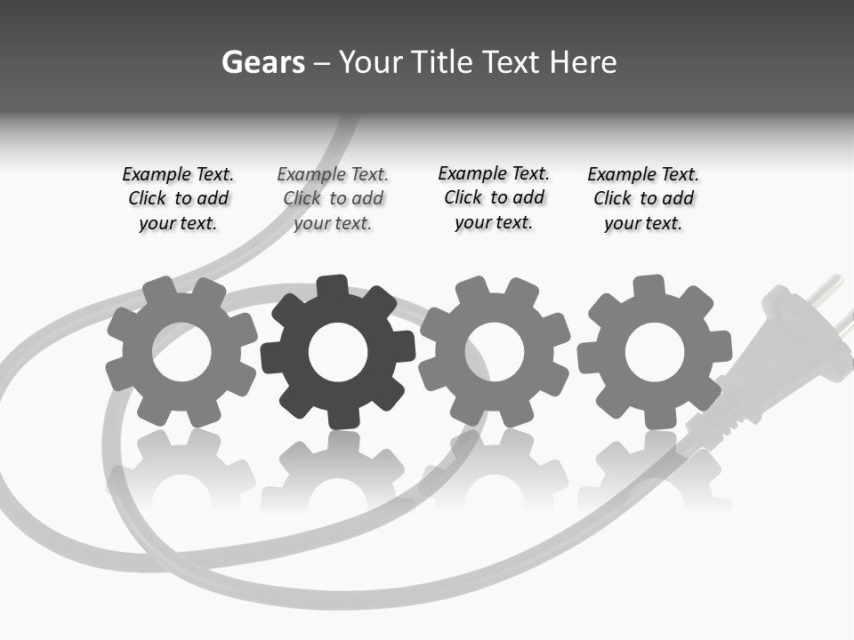 Line Supply Background PowerPoint Template