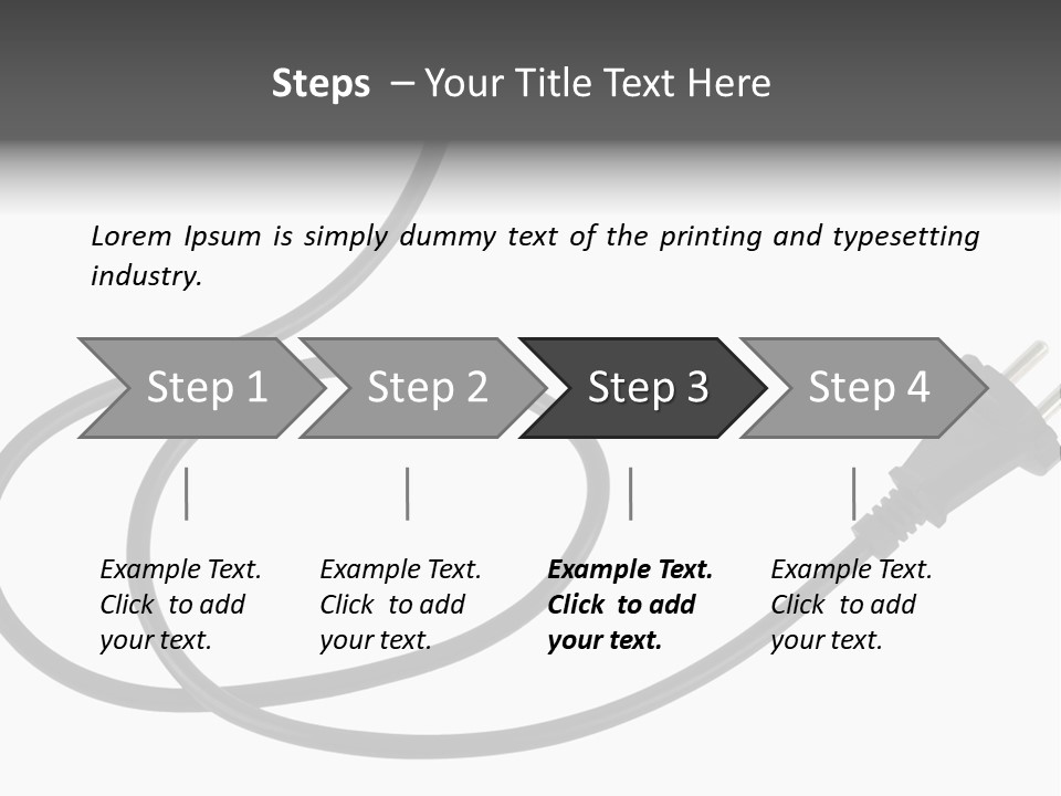 Line Supply Background PowerPoint Template