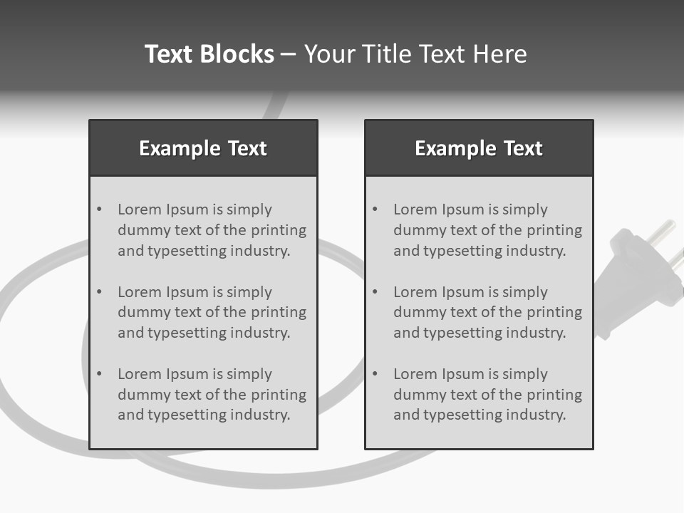 Line Supply Background PowerPoint Template