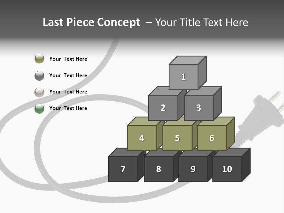 Line Supply Background PowerPoint Template