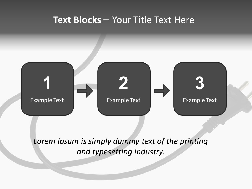 Line Supply Background PowerPoint Template