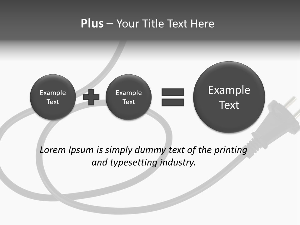 Line Supply Background PowerPoint Template