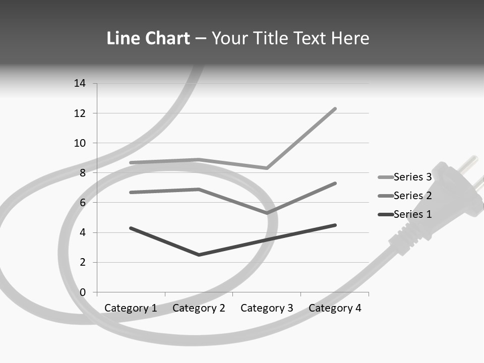 Line Supply Background PowerPoint Template